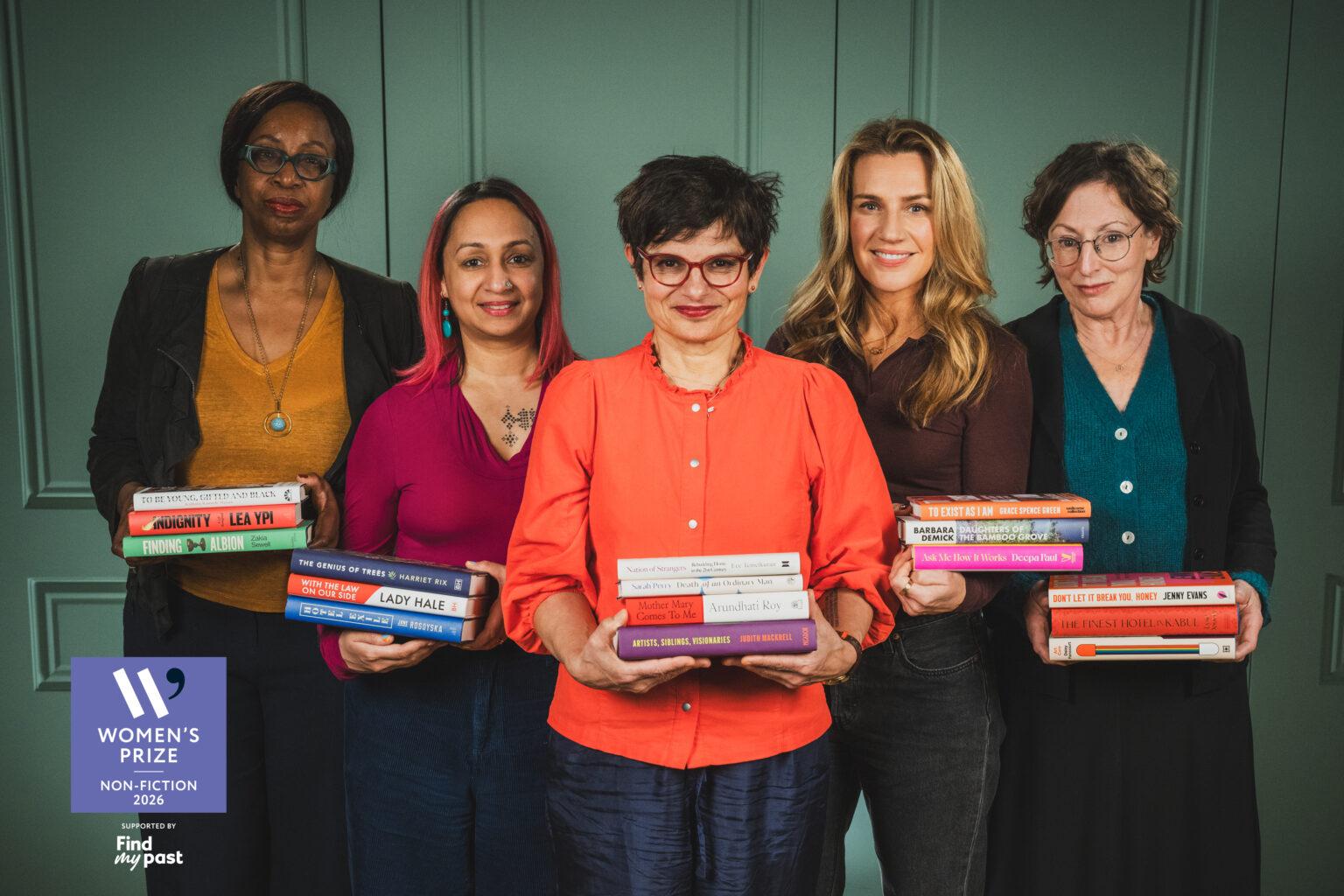Women's Prize for Non-Fiction 2026 Longlist Announced